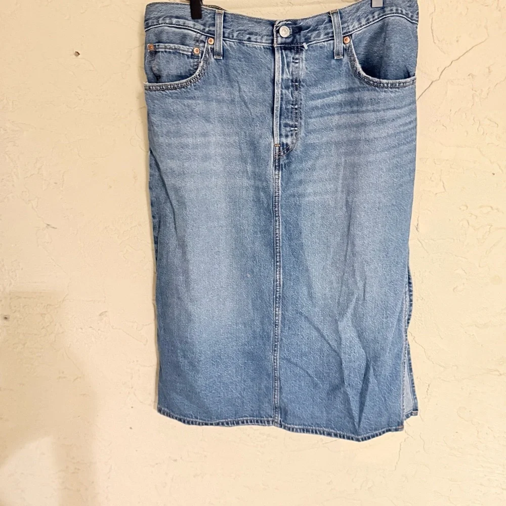Levi’s Side Slit Skirt sz.33 - Picture 3 of 7